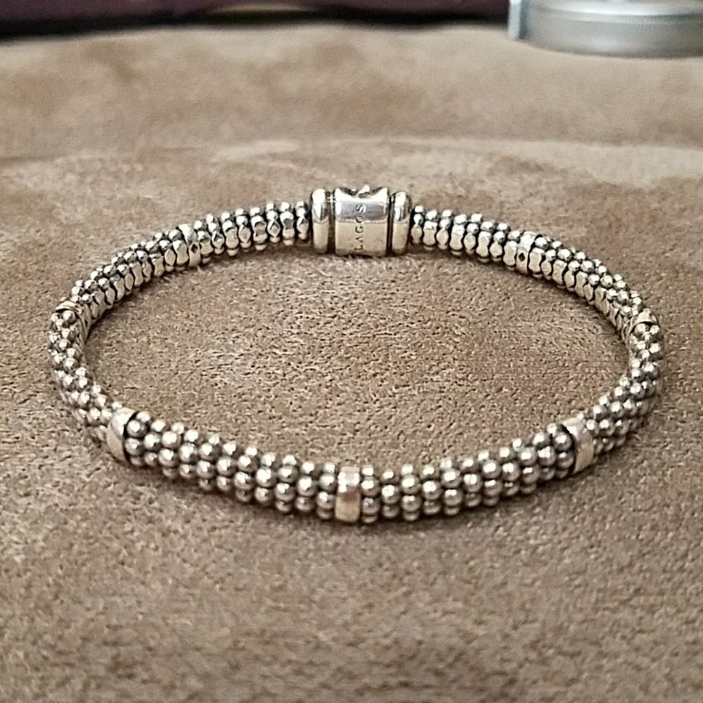 Lagos caviar bracelet